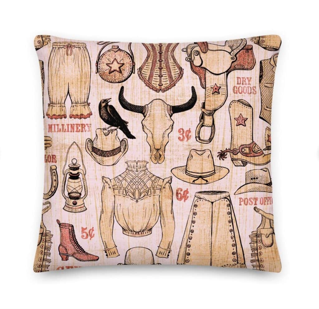 Premium throw pillow.